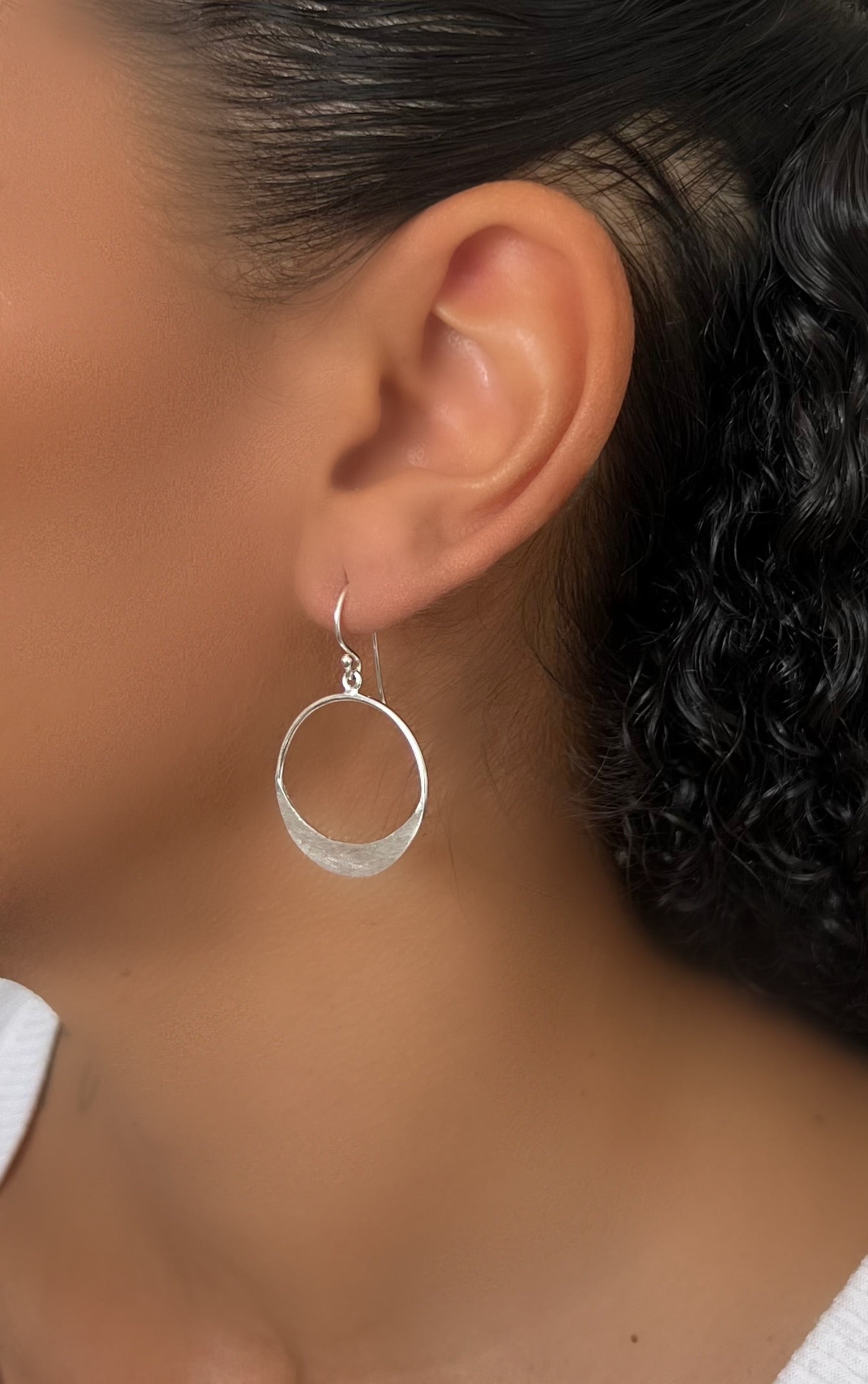 Mini Moon Slice Hoops