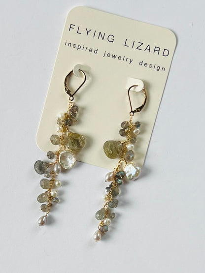 Labradorite Cascade Earrings