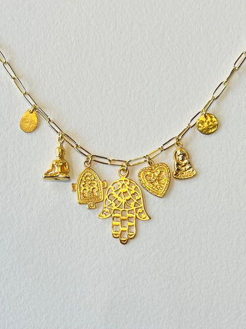 Golden Charm Necklace