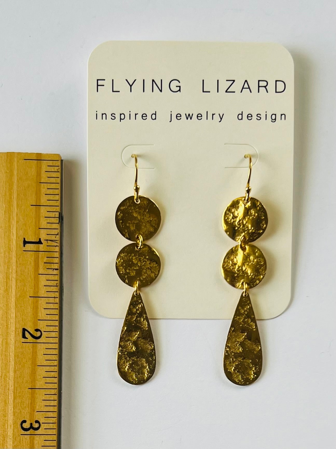 Circle and Drop Earrings