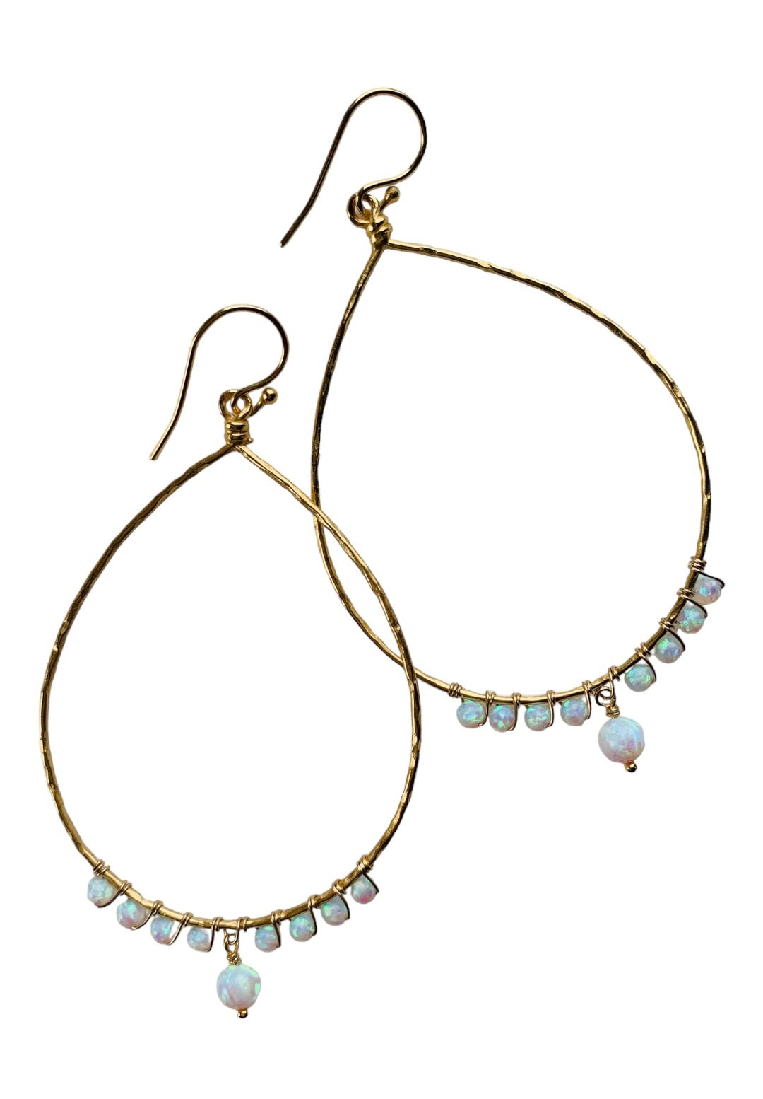 Tropical Opal Hoops