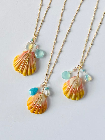 Sunrise Shell Necklace